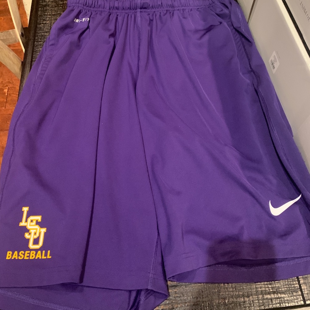 Nike baseball LSU shorts
